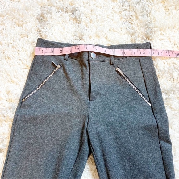 Zara | Dark Gray Skinny Stretch Pants Size Small - Picture 8 of 10